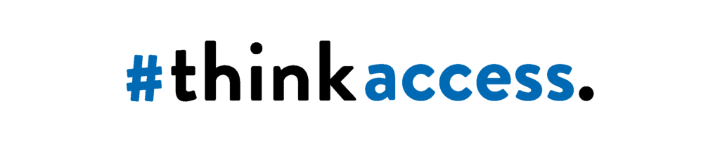 Hashtag think access logo